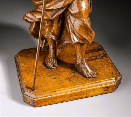 « Saint Paul l'Apôtre » Sculpture en bois massif 